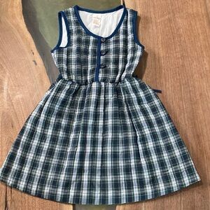 𝅺VINTAGE Her Majesty Quilted Plaid Romper